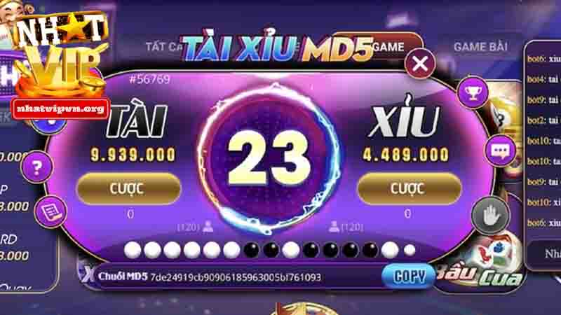Nắm bắt về trò chơi MD5 Tài Xỉu